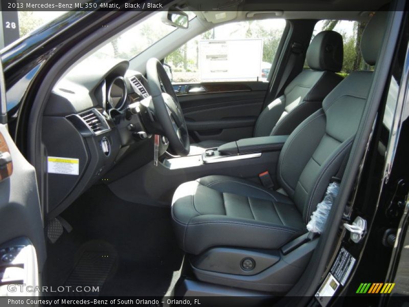 Black / Black 2013 Mercedes-Benz ML 350 4Matic