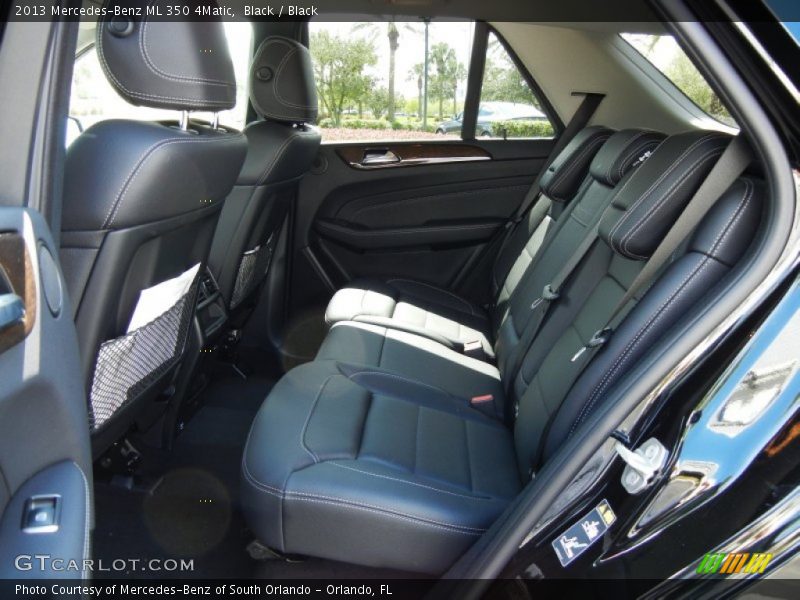 Black / Black 2013 Mercedes-Benz ML 350 4Matic