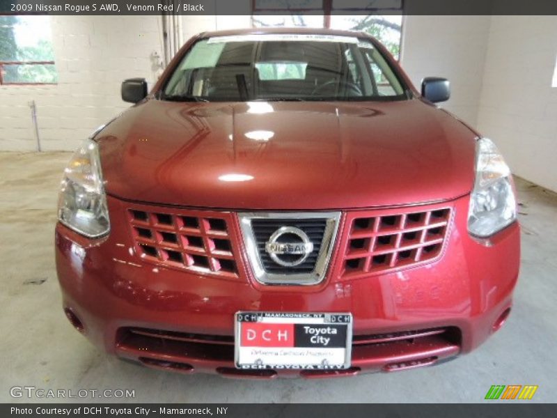 Venom Red / Black 2009 Nissan Rogue S AWD