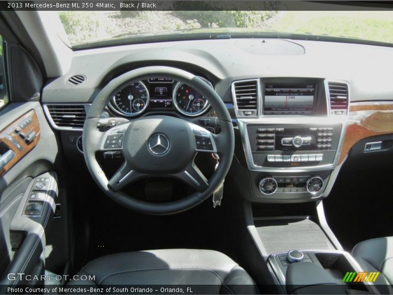 Black / Black 2013 Mercedes-Benz ML 350 4Matic