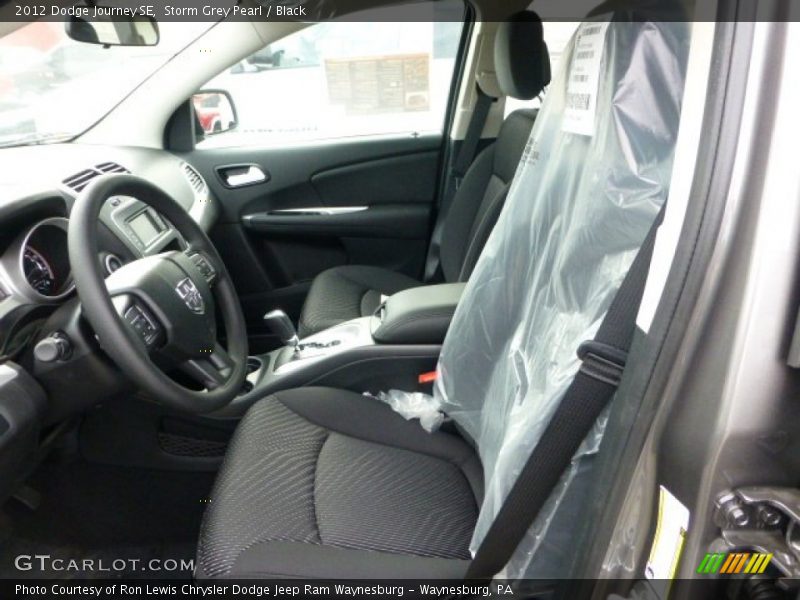 Storm Grey Pearl / Black 2012 Dodge Journey SE