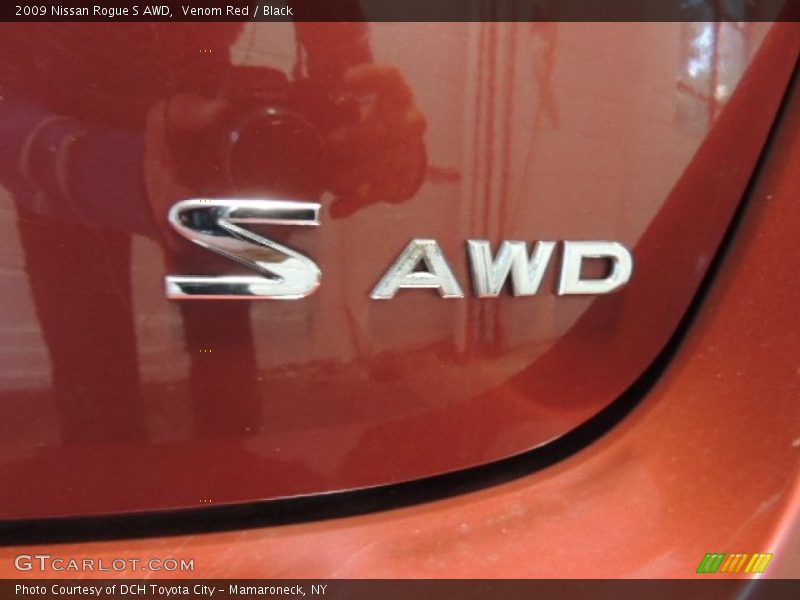 Venom Red / Black 2009 Nissan Rogue S AWD
