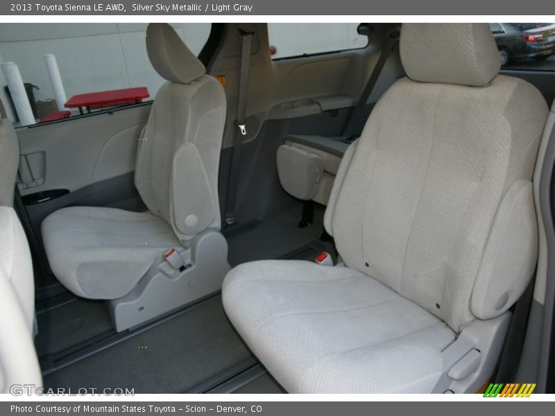 Silver Sky Metallic / Light Gray 2013 Toyota Sienna LE AWD