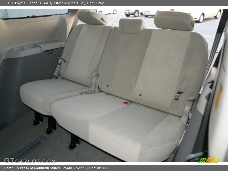 Silver Sky Metallic / Light Gray 2013 Toyota Sienna LE AWD