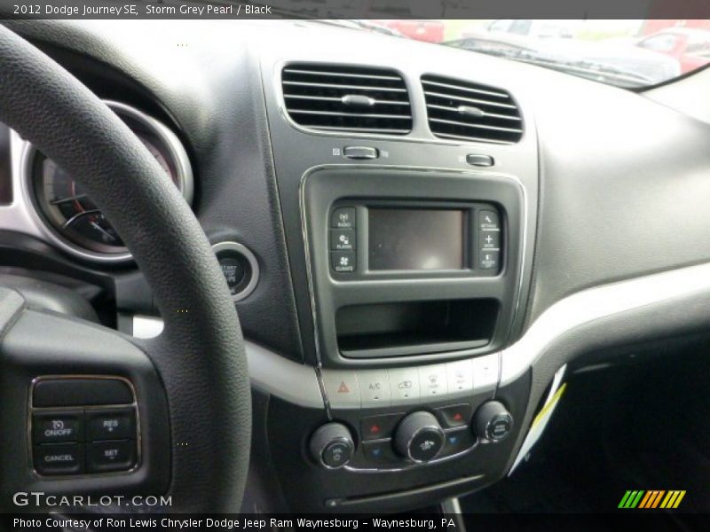 Storm Grey Pearl / Black 2012 Dodge Journey SE