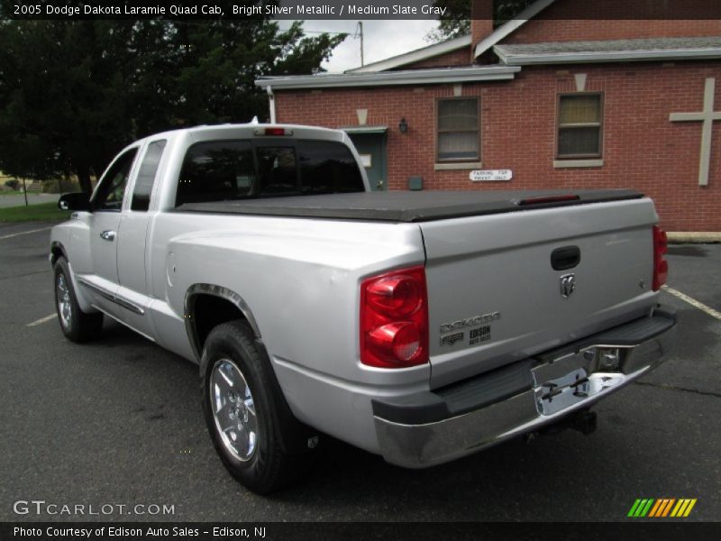 Bright Silver Metallic / Medium Slate Gray 2005 Dodge Dakota Laramie Quad Cab