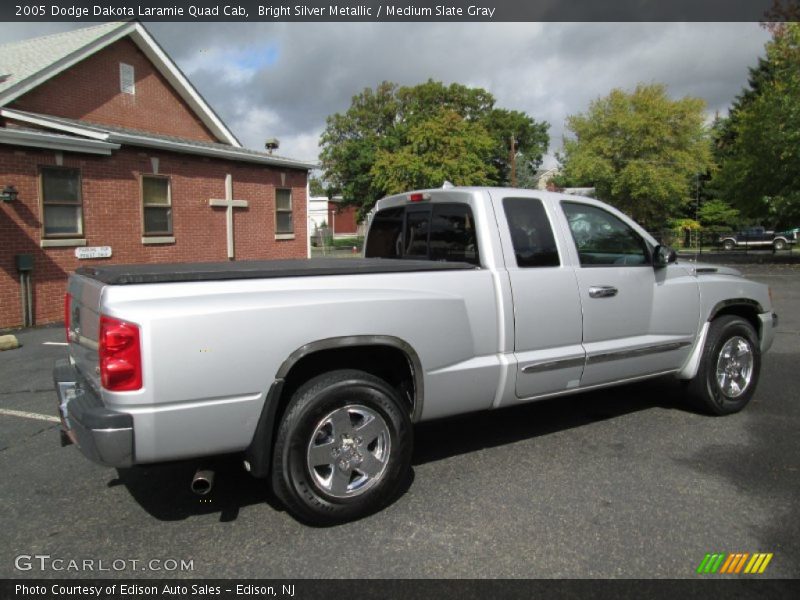 Bright Silver Metallic / Medium Slate Gray 2005 Dodge Dakota Laramie Quad Cab