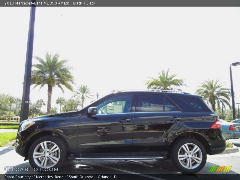 Black / Black 2013 Mercedes-Benz ML 350 4Matic