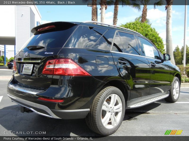 Black / Black 2013 Mercedes-Benz ML 350 4Matic