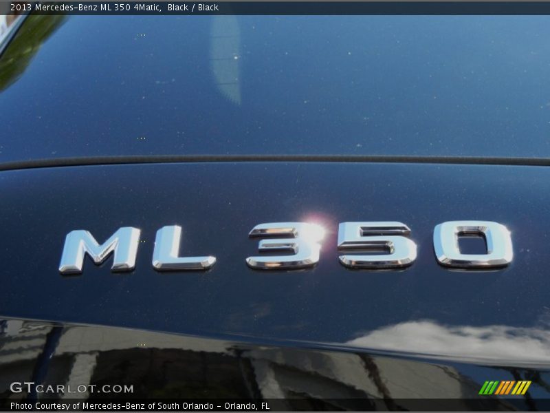 Black / Black 2013 Mercedes-Benz ML 350 4Matic