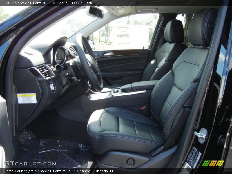 Black / Black 2013 Mercedes-Benz ML 350 4Matic