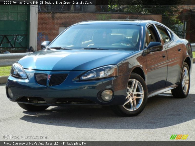 Blue Green Crystal / Sand 2006 Pontiac Grand Prix GT Sedan