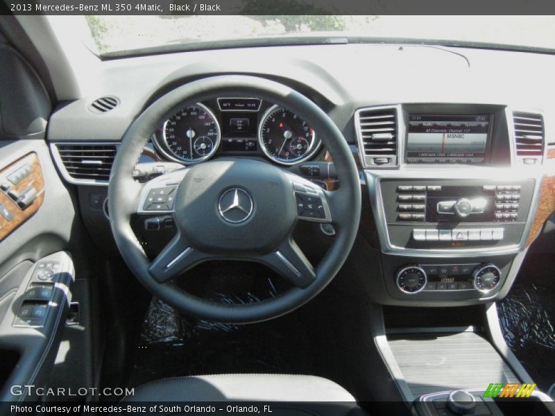 Black / Black 2013 Mercedes-Benz ML 350 4Matic