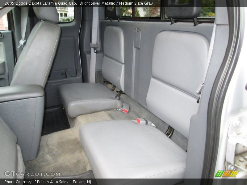 Bright Silver Metallic / Medium Slate Gray 2005 Dodge Dakota Laramie Quad Cab