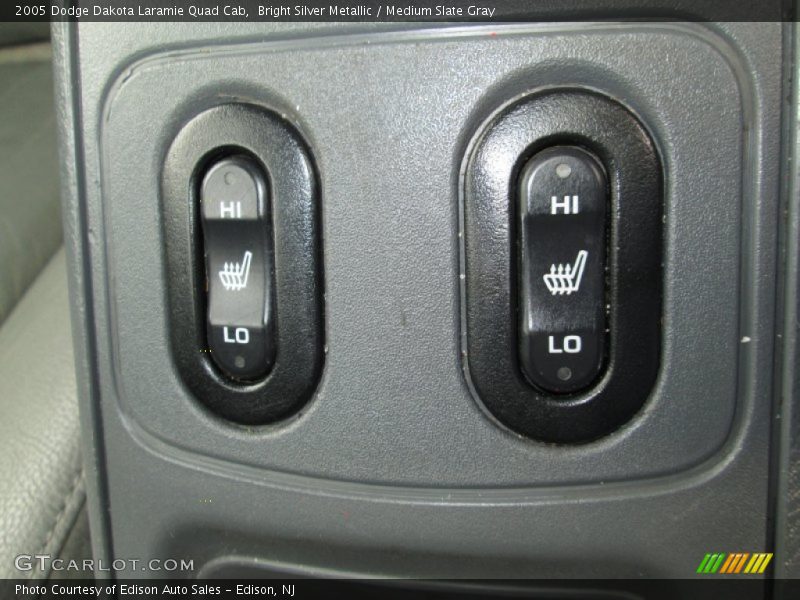 Bright Silver Metallic / Medium Slate Gray 2005 Dodge Dakota Laramie Quad Cab