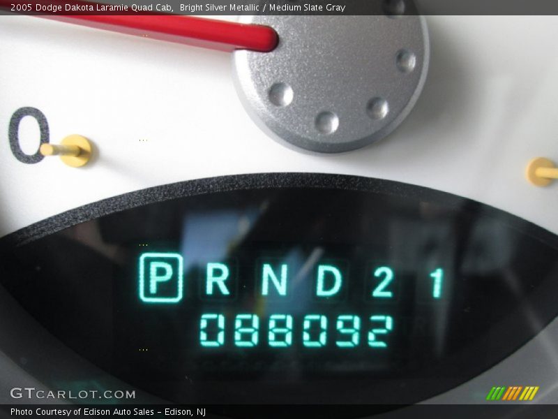 Bright Silver Metallic / Medium Slate Gray 2005 Dodge Dakota Laramie Quad Cab