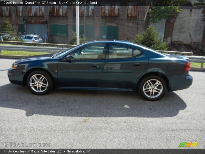 Blue Green Crystal / Sand 2006 Pontiac Grand Prix GT Sedan
