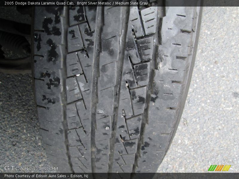 Bright Silver Metallic / Medium Slate Gray 2005 Dodge Dakota Laramie Quad Cab