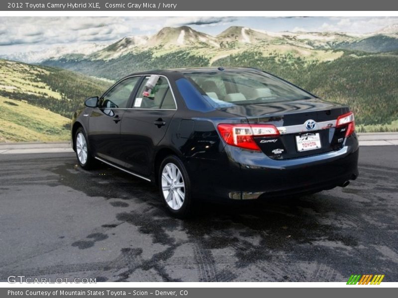 Cosmic Gray Mica / Ivory 2012 Toyota Camry Hybrid XLE