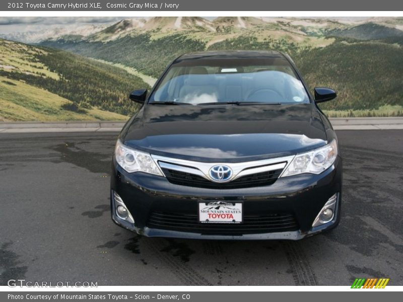 Cosmic Gray Mica / Ivory 2012 Toyota Camry Hybrid XLE