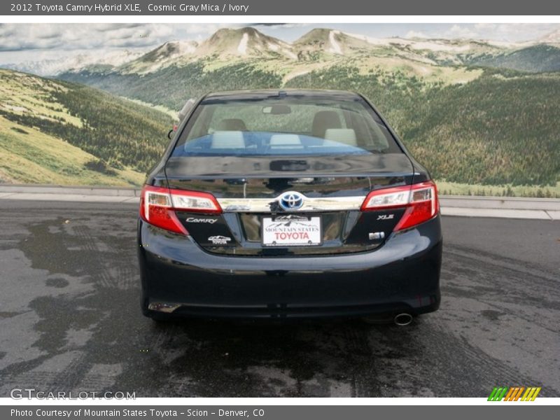 Cosmic Gray Mica / Ivory 2012 Toyota Camry Hybrid XLE