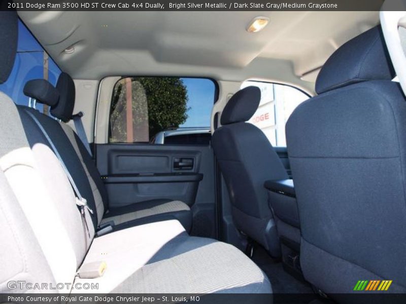 Bright Silver Metallic / Dark Slate Gray/Medium Graystone 2011 Dodge Ram 3500 HD ST Crew Cab 4x4 Dually