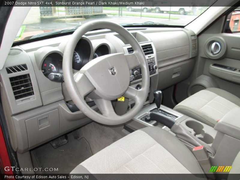 Sunburst Orange Pearl / Dark Khaki/Medium Khaki 2007 Dodge Nitro SXT 4x4