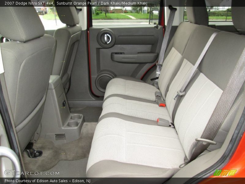 Sunburst Orange Pearl / Dark Khaki/Medium Khaki 2007 Dodge Nitro SXT 4x4