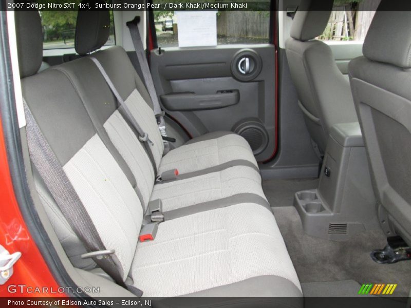 Sunburst Orange Pearl / Dark Khaki/Medium Khaki 2007 Dodge Nitro SXT 4x4