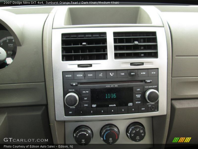 Sunburst Orange Pearl / Dark Khaki/Medium Khaki 2007 Dodge Nitro SXT 4x4