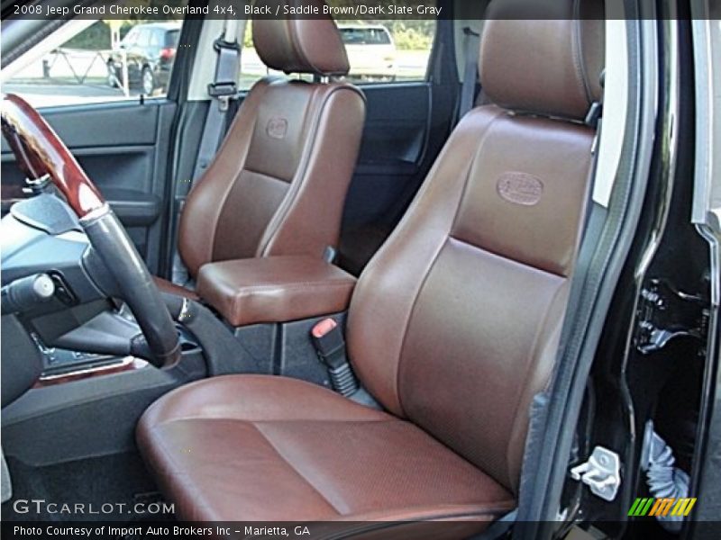 Front Seat of 2008 Grand Cherokee Overland 4x4