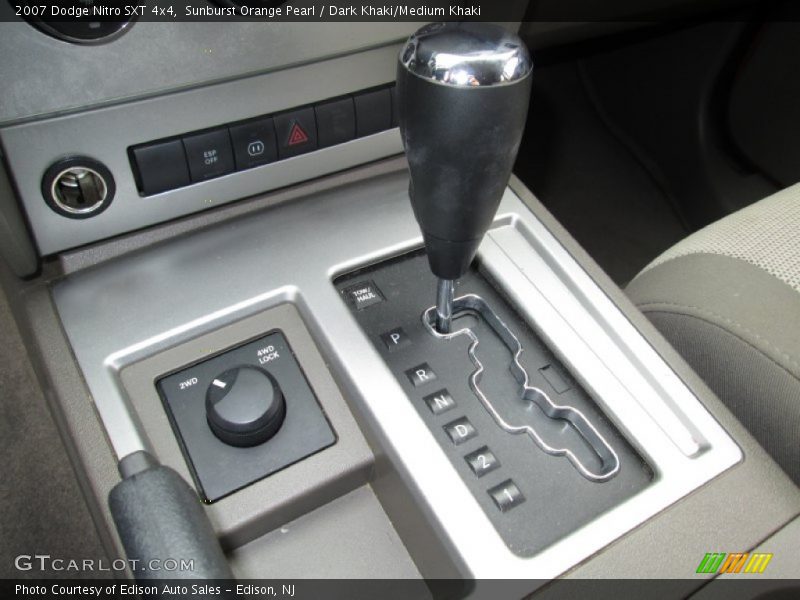 Sunburst Orange Pearl / Dark Khaki/Medium Khaki 2007 Dodge Nitro SXT 4x4