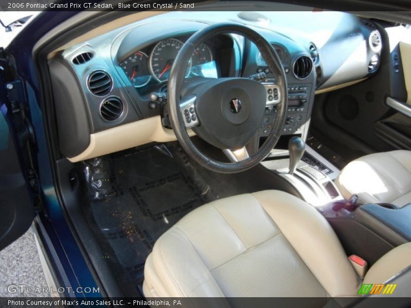 Blue Green Crystal / Sand 2006 Pontiac Grand Prix GT Sedan