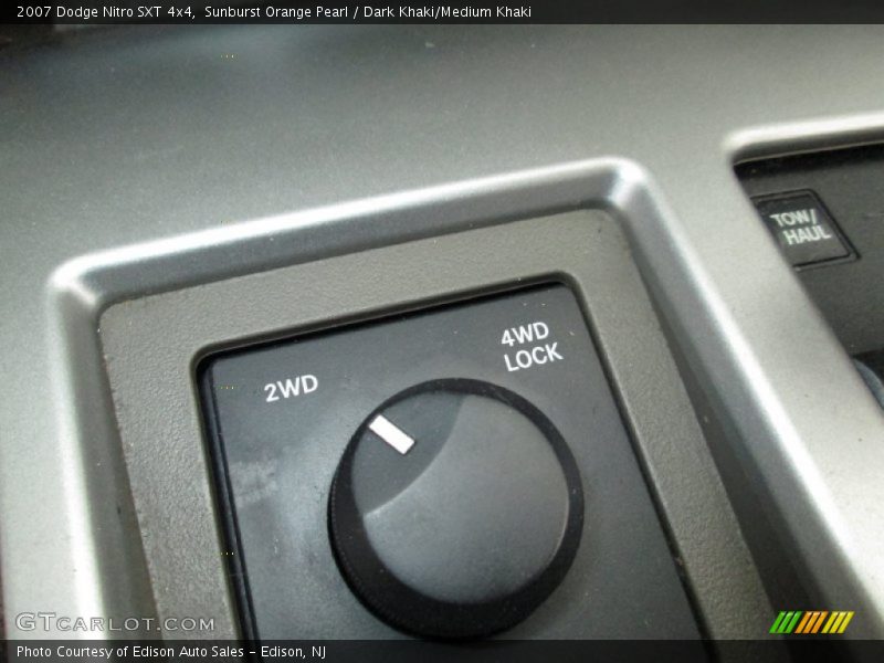 Sunburst Orange Pearl / Dark Khaki/Medium Khaki 2007 Dodge Nitro SXT 4x4