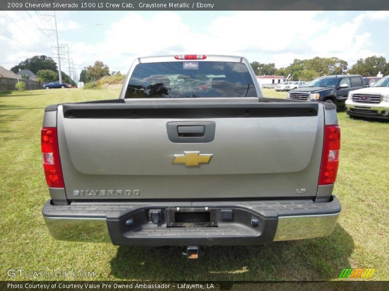 Graystone Metallic / Ebony 2009 Chevrolet Silverado 1500 LS Crew Cab