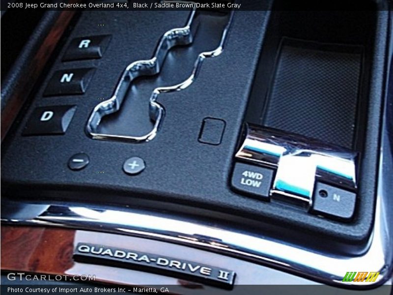 Black / Saddle Brown/Dark Slate Gray 2008 Jeep Grand Cherokee Overland 4x4