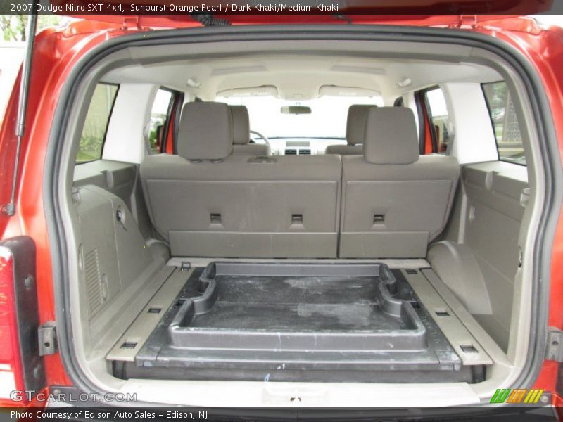 Sunburst Orange Pearl / Dark Khaki/Medium Khaki 2007 Dodge Nitro SXT 4x4