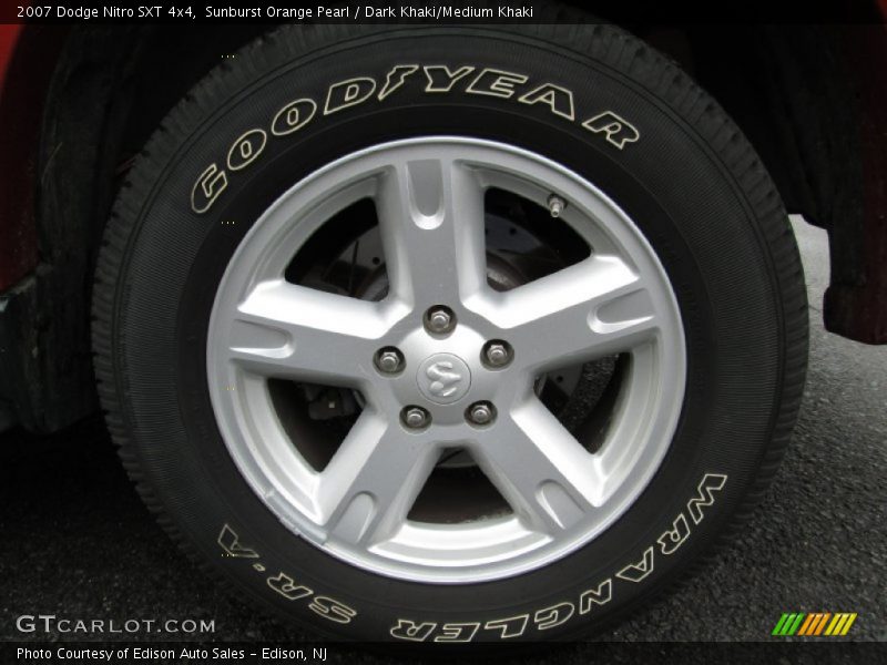 Sunburst Orange Pearl / Dark Khaki/Medium Khaki 2007 Dodge Nitro SXT 4x4
