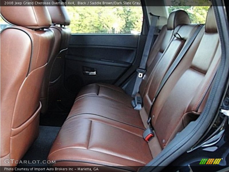 Rear Seat of 2008 Grand Cherokee Overland 4x4