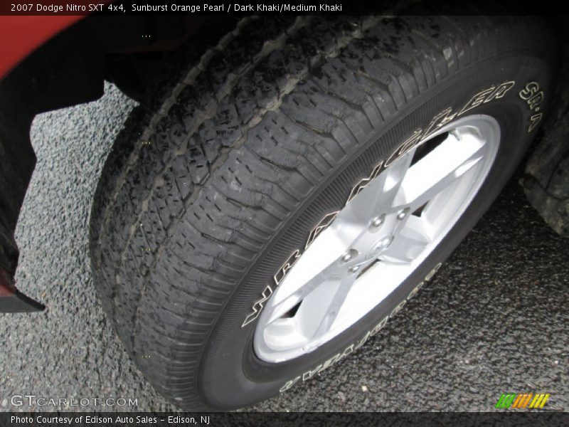 Sunburst Orange Pearl / Dark Khaki/Medium Khaki 2007 Dodge Nitro SXT 4x4