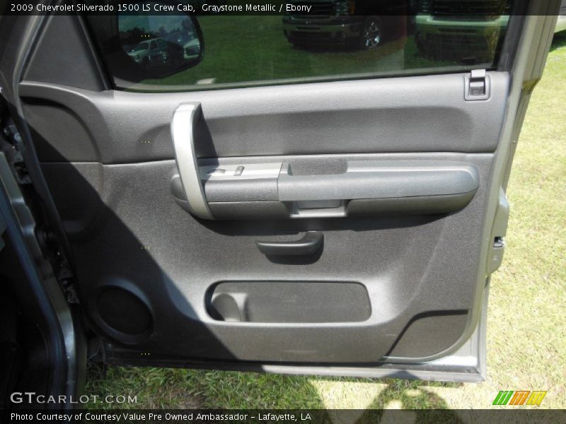 Graystone Metallic / Ebony 2009 Chevrolet Silverado 1500 LS Crew Cab