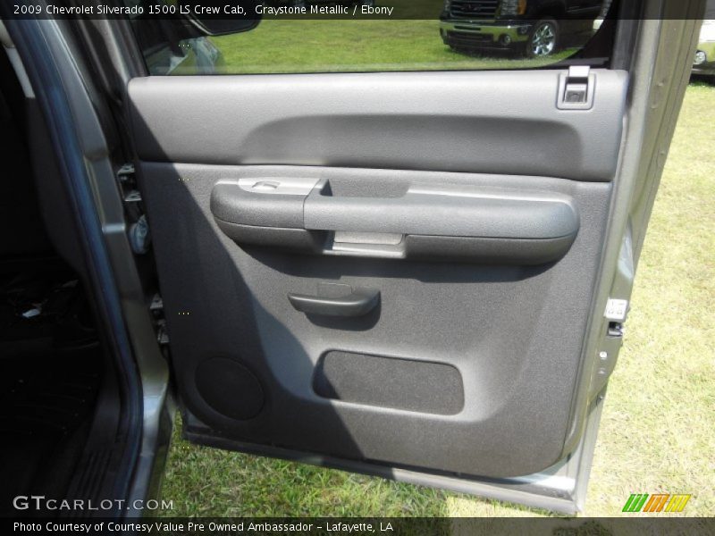 Graystone Metallic / Ebony 2009 Chevrolet Silverado 1500 LS Crew Cab
