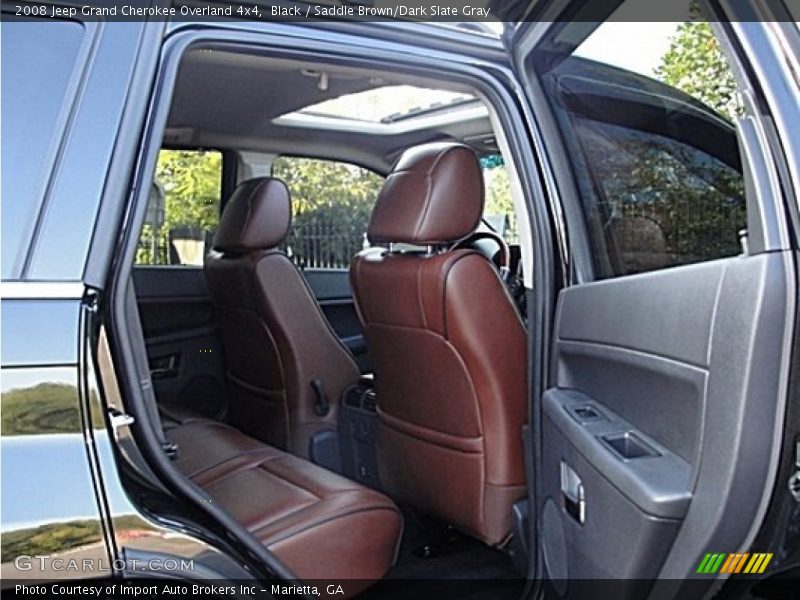 Black / Saddle Brown/Dark Slate Gray 2008 Jeep Grand Cherokee Overland 4x4