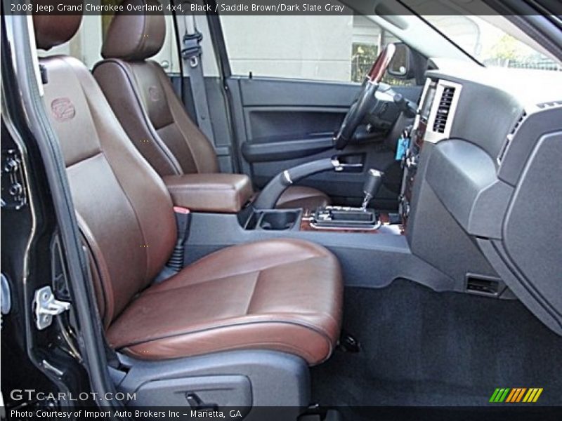 Black / Saddle Brown/Dark Slate Gray 2008 Jeep Grand Cherokee Overland 4x4