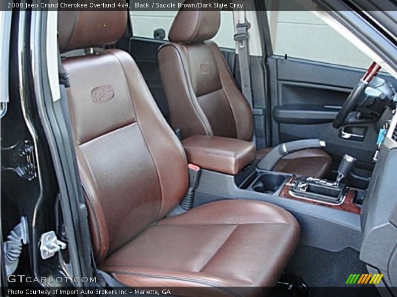 Front Seat of 2008 Grand Cherokee Overland 4x4