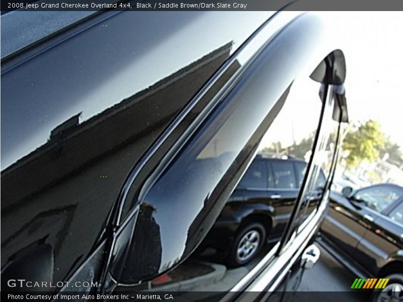 Black / Saddle Brown/Dark Slate Gray 2008 Jeep Grand Cherokee Overland 4x4