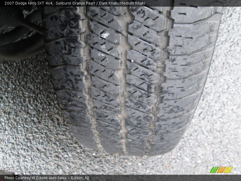 Sunburst Orange Pearl / Dark Khaki/Medium Khaki 2007 Dodge Nitro SXT 4x4