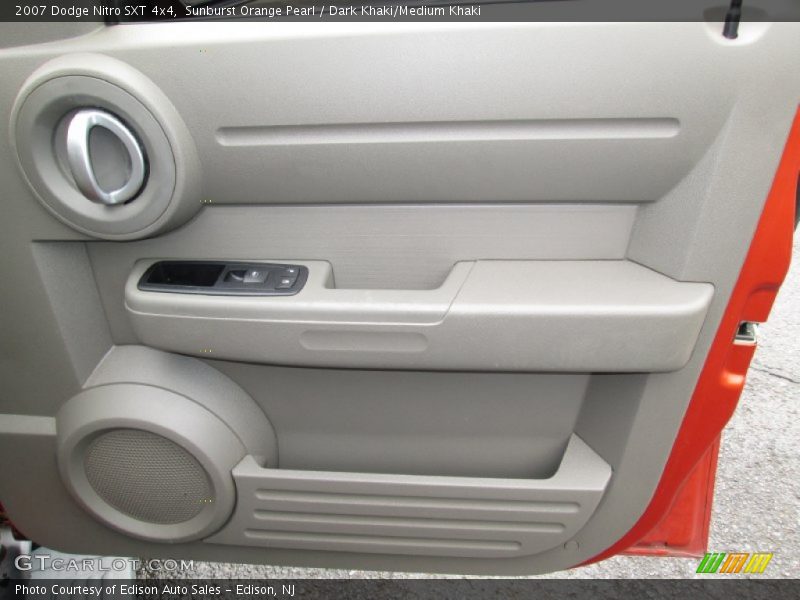 Sunburst Orange Pearl / Dark Khaki/Medium Khaki 2007 Dodge Nitro SXT 4x4