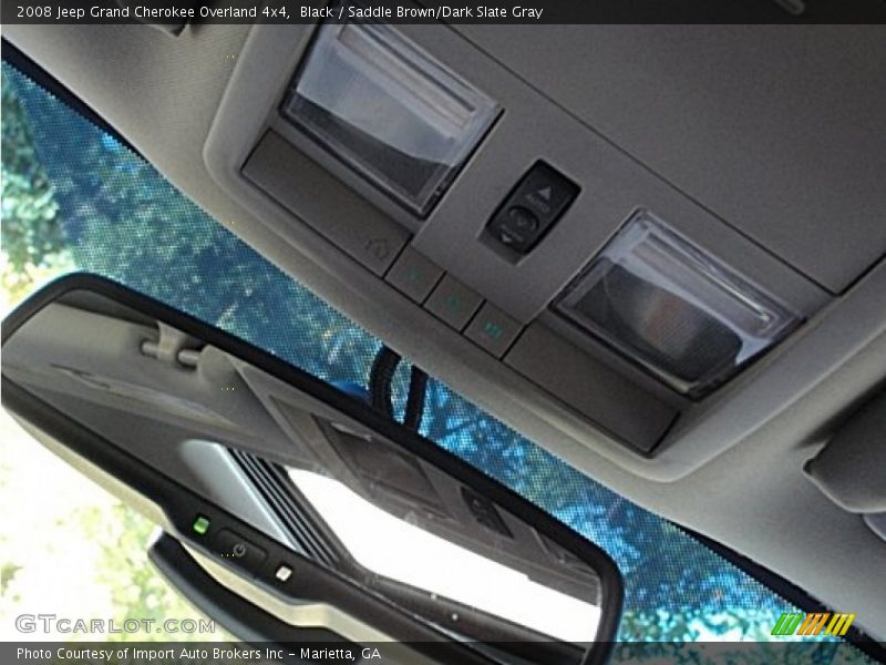 Black / Saddle Brown/Dark Slate Gray 2008 Jeep Grand Cherokee Overland 4x4