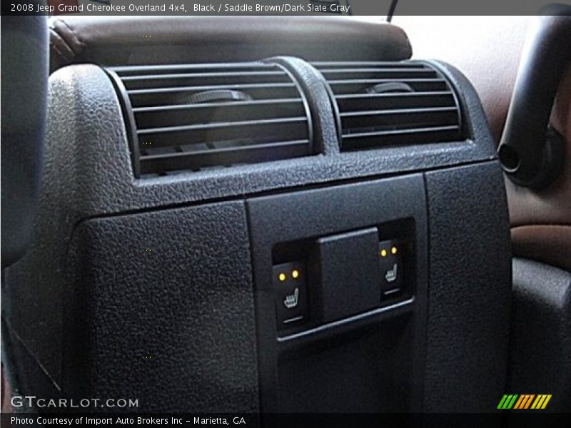 Black / Saddle Brown/Dark Slate Gray 2008 Jeep Grand Cherokee Overland 4x4